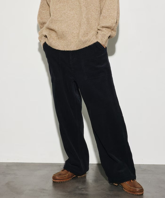 HINSON × FREAK'S STORE/寬版直筒燈芯絨工作褲(日本聯名限定)