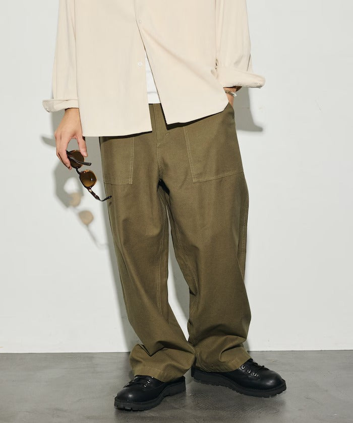 HINSON × FREAK'S STORE/寬版直筒工作褲(日本聯名限定)