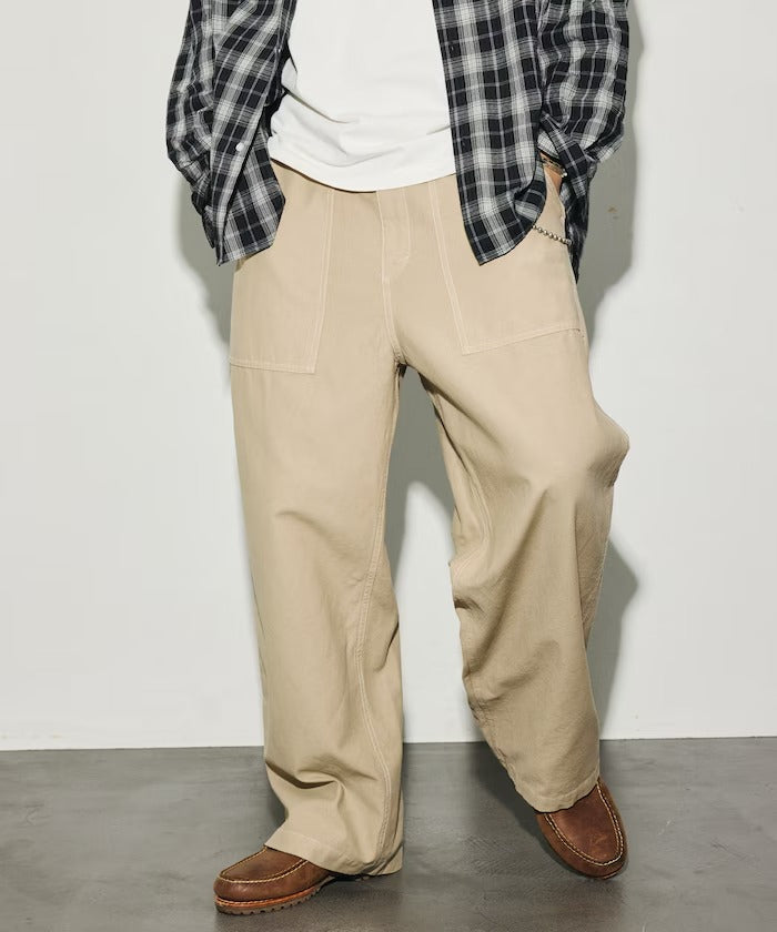 HINSON × FREAK'S STORE/寬版直筒工作褲(日本聯名限定)