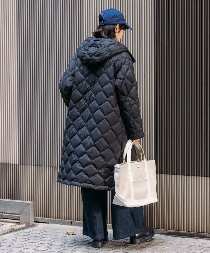NANGA × FREAK'S STORE/女裝 絎縫連帽長版羽絨大衣外套(日本聯名限定)