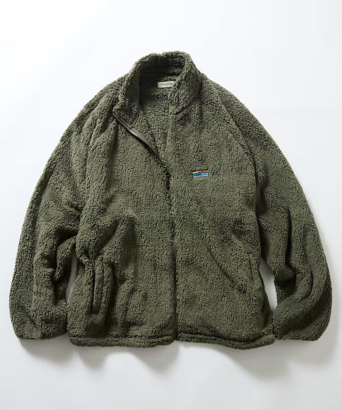 FREAK'S STORE/刷毛立領外套 兩件式套裝