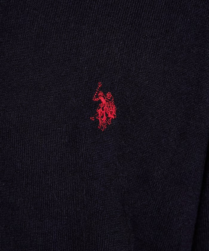 U.S. POLO ASSN. × PUBLUX / 刺繡半拉鍊針織衫(日本聯名限定)