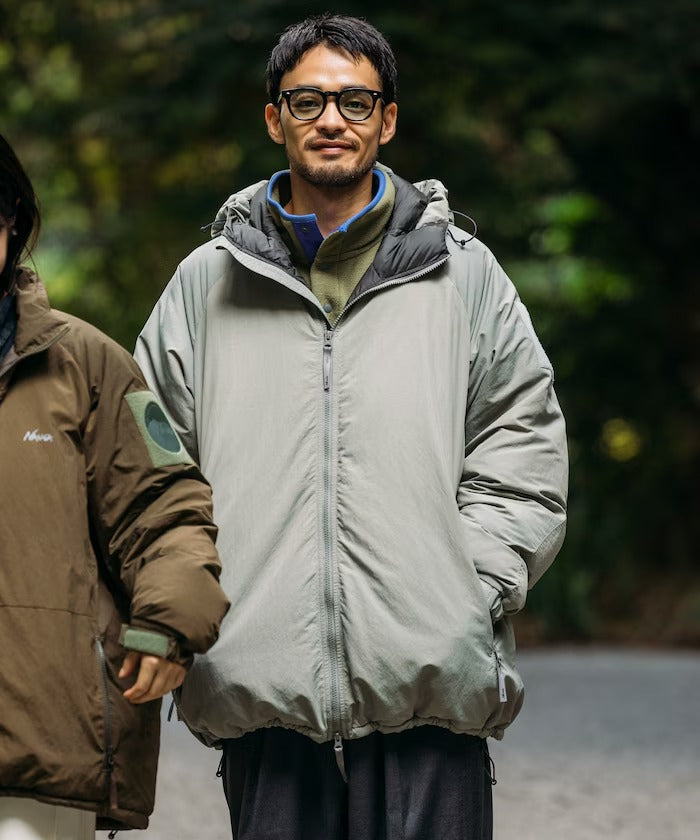 NANGA × FREAK'S STORE/男裝 連帽鋪棉 羽絨外套(日本聯名限定)
