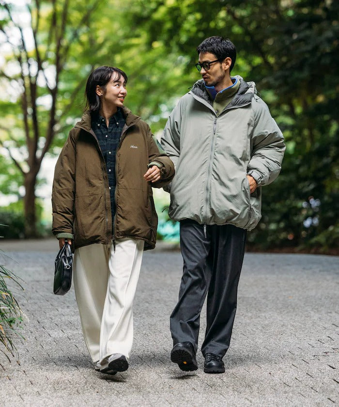 NANGA × FREAK'S STORE/男裝 連帽鋪棉 羽絨外套(日本聯名限定)