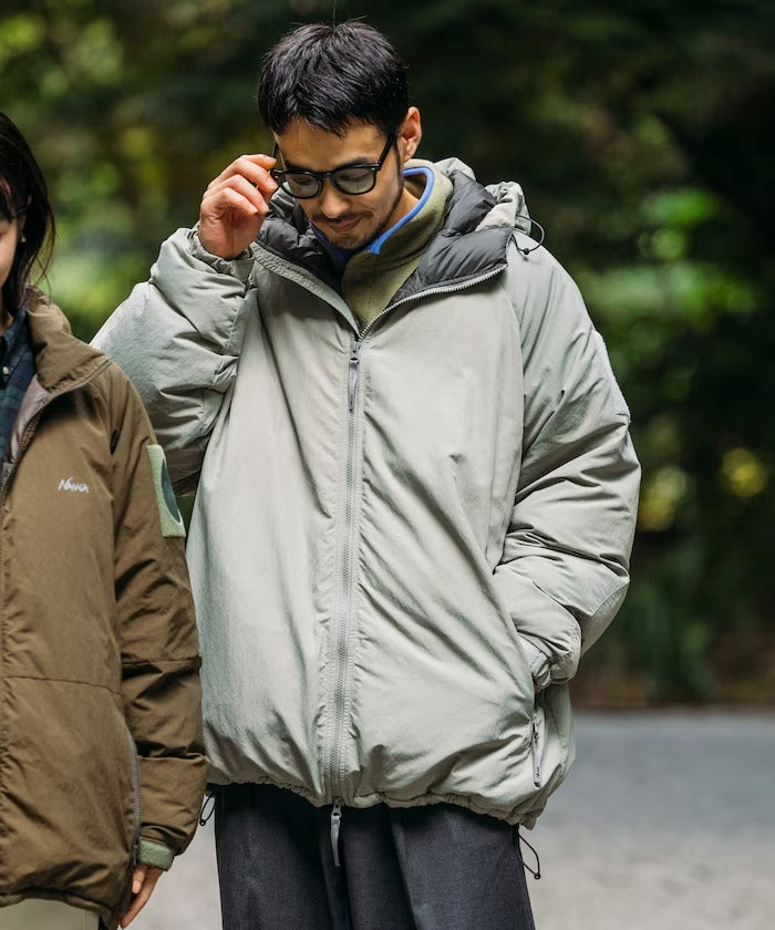 NANGA × FREAK'S STORE/男裝 連帽鋪棉 羽絨外套(日本聯名限定)
