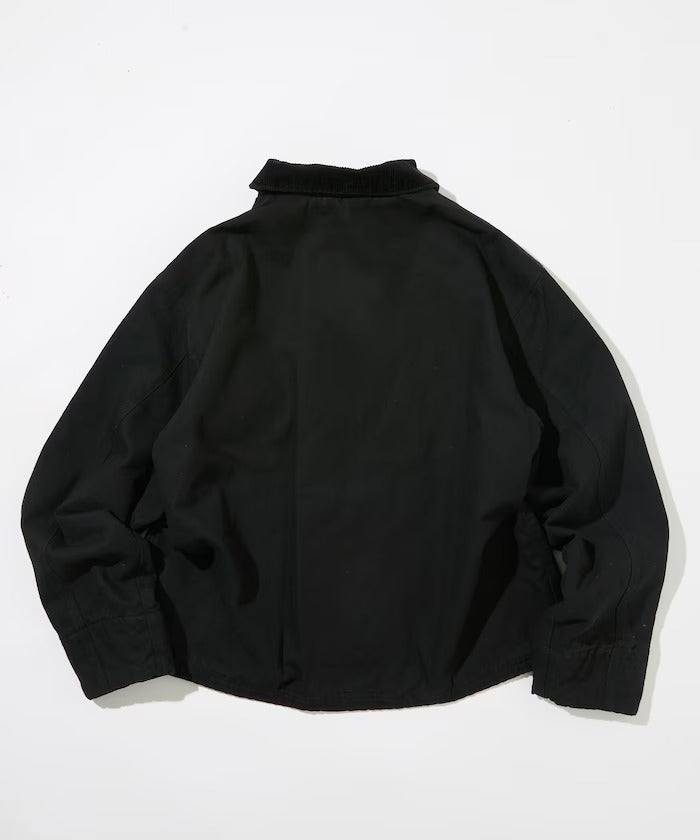 FREAK'S STORE/燈芯絨 拼接 鋪棉短版外套