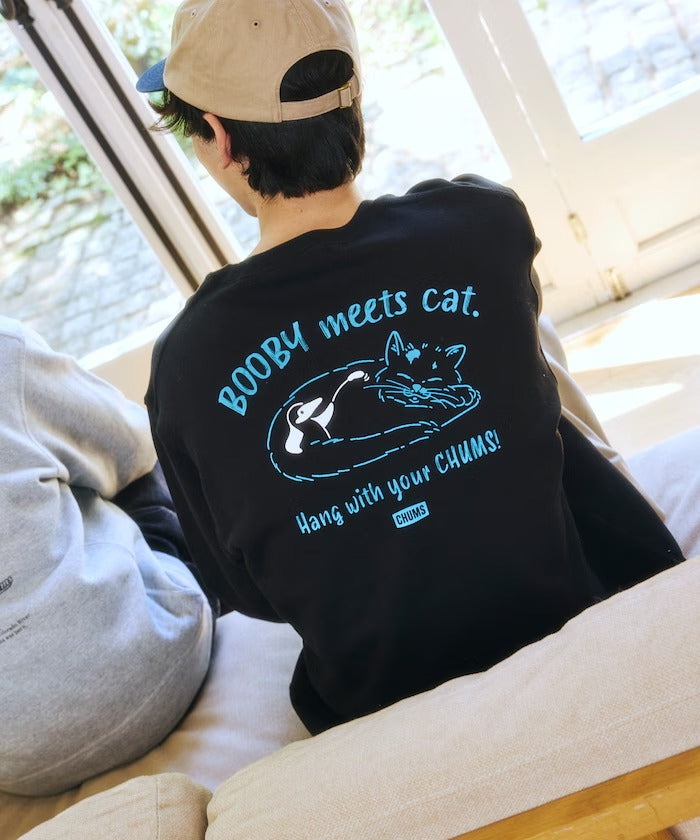 CHUMS × FREAK'S STORE/貓咪大嘴鳥圓領衫(日本聯名限定)