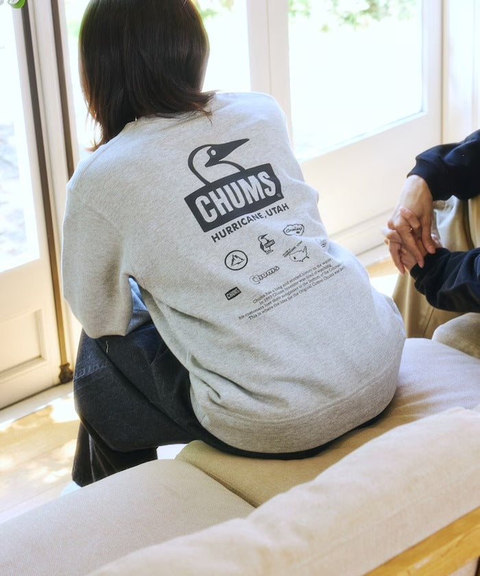 CHUMS × FREAK'S STORE/復古歷史圖騰圓領衫(日本聯名限定)