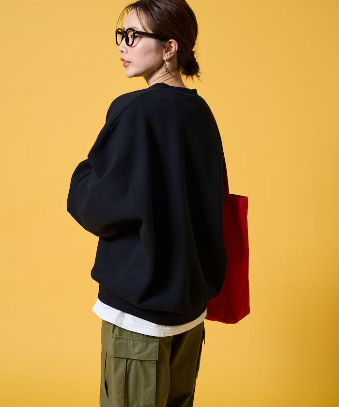KELTY × FREAK'S STORE/女裝 亨利領 刷毛長袖T恤(日本聯名限定)