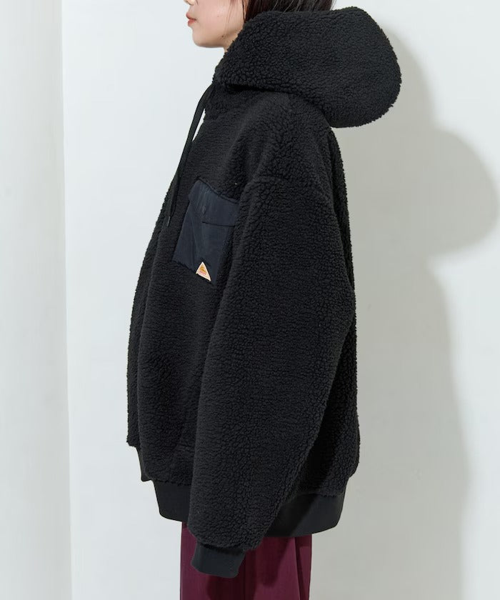 KELTY × FREAK'S STORE / 女裝 刷毛絨 連帽中長大衣外套(日本聯名限定)