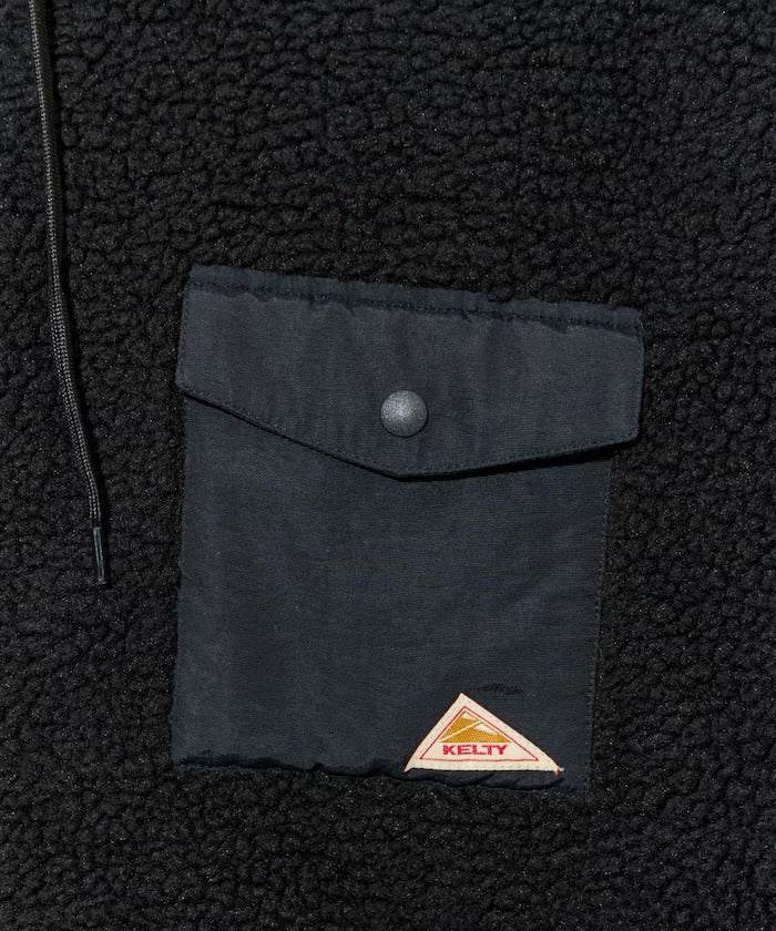 KELTY × FREAK'S STORE / 女裝 刷毛絨 連帽中長大衣外套(日本聯名限定)