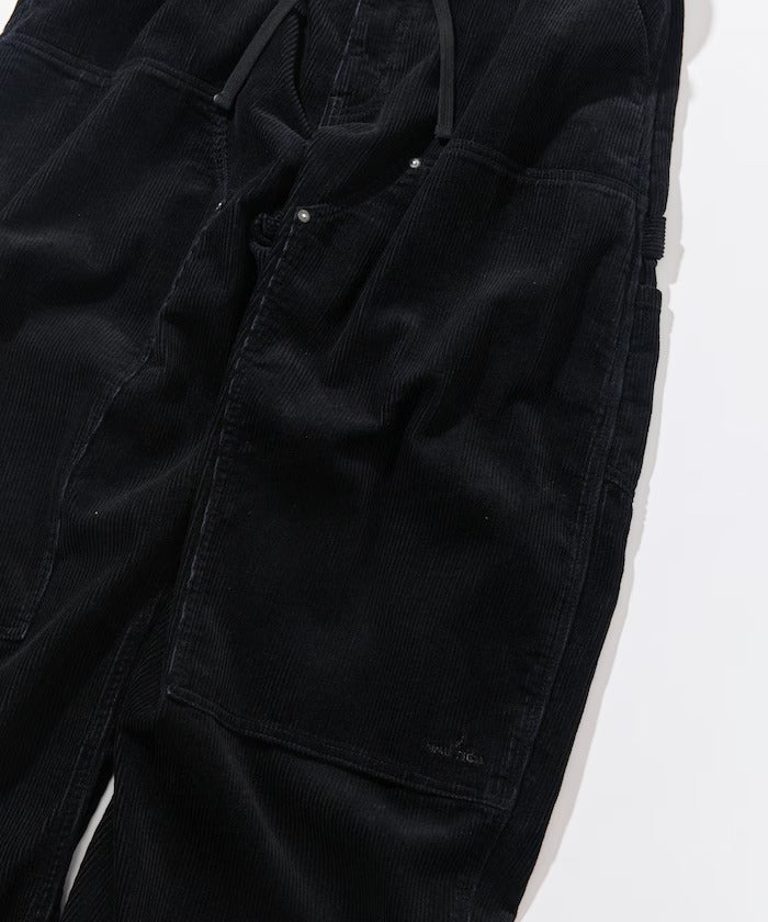 NAUTICA / 寬版弧形旗標雙膝 燈芯絨 畫家褲