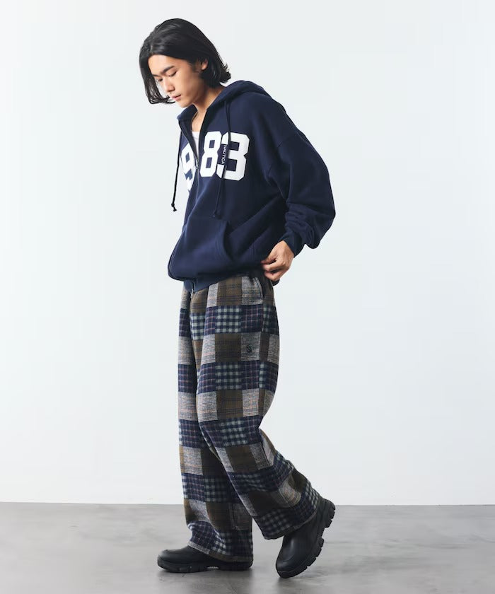 NAUTICA / 寬鬆刺繡貼布LOGO拉鍊 連帽外套