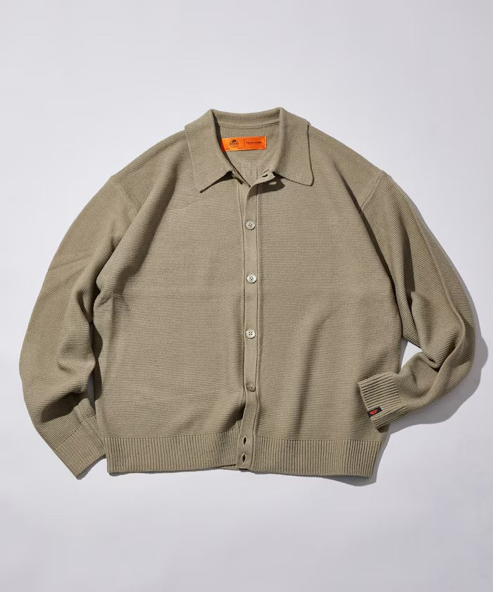 RED KAP × FREAK'S STORE / 粗針羅紋襯衫領針織外套(日本聯名限定)