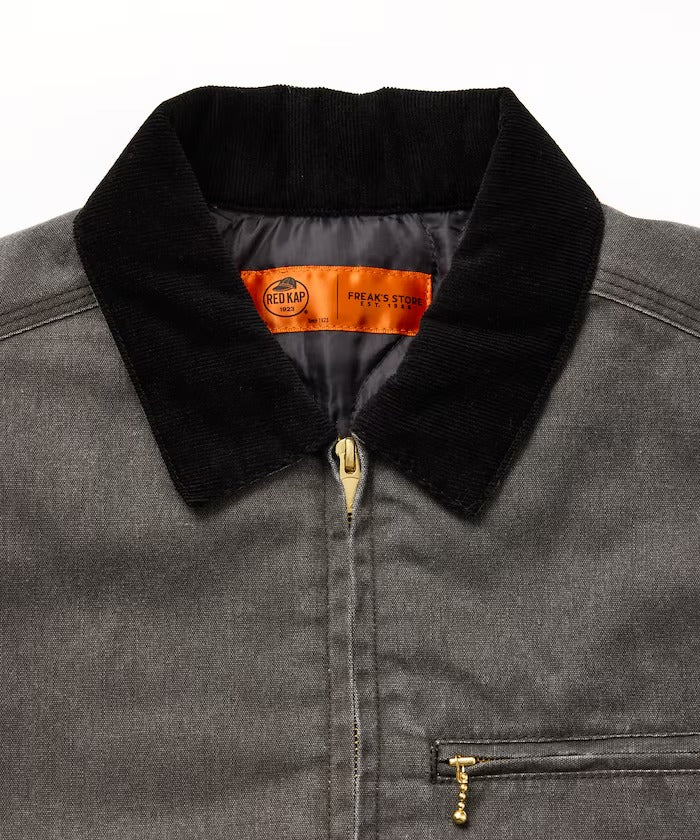 RED KAP × FREAK'S STORE / 帆布鋪棉拉鍊短版工裝外套(日本聯名限定)