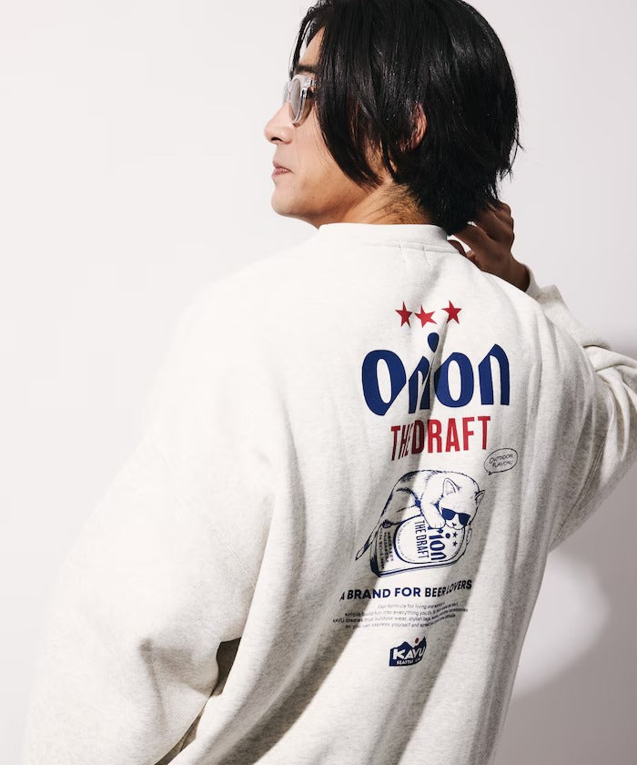 KAVU × ORION × FREAK'S STORE / 貓咪啤酒 圓領衫(日本聯名限定)