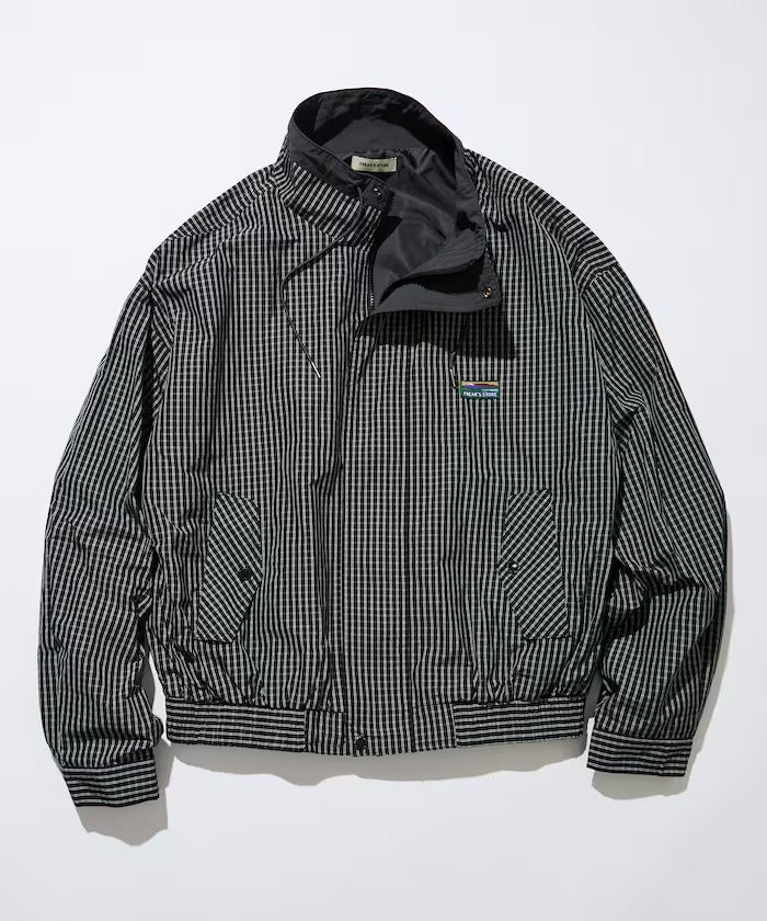 FREAK'S STORE / 格紋配色立領外套