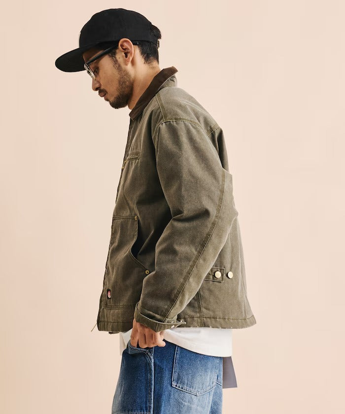RED KAP × FREAK'S STORE / 帆布鋪棉拉鍊短版工裝外套(日本聯名限定)