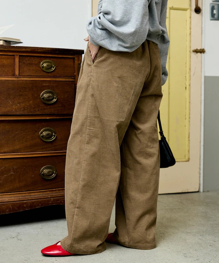 Dickies / 打褶寬版燈芯絨工作褲(日本聯名限定)