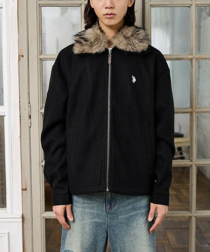 U.S. POLO ASSN. × PUBLUX / 2WAY 可拆 拉鍊外套(日本聯名限定)