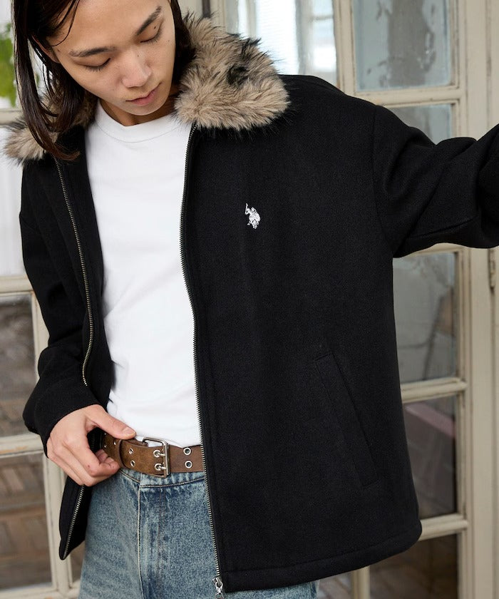 U.S. POLO ASSN. × PUBLUX / 2WAY 可拆 拉鍊外套(日本聯名限定)
