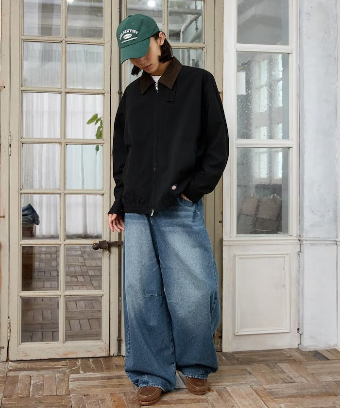 Dickies / 燈芯絨領拉鍊工作外套(日本聯名限定)