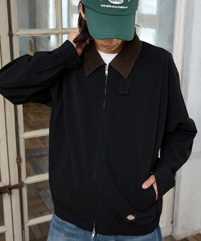 Dickies / 燈芯絨領拉鍊工作外套(日本聯名限定)