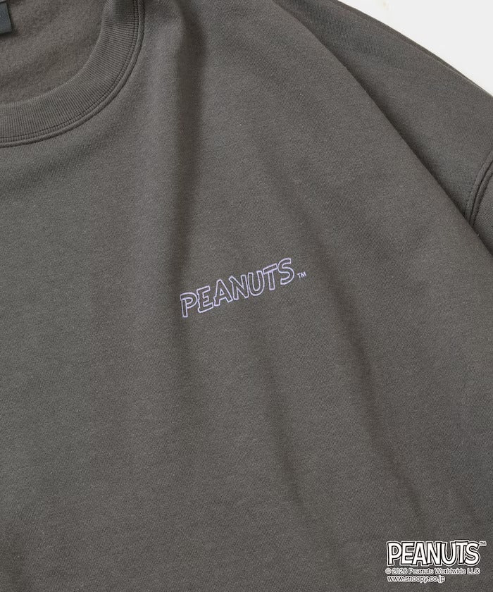 PEANUTS × FREAK'S STORE / 花朵印花大廓形 圓領衫(日本聯名限定)