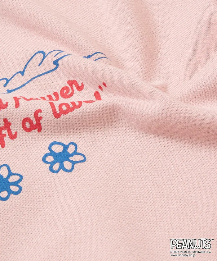 PEANUTS × FREAK'S STORE / 花朵印花大廓形 圓領衫(日本聯名限定)