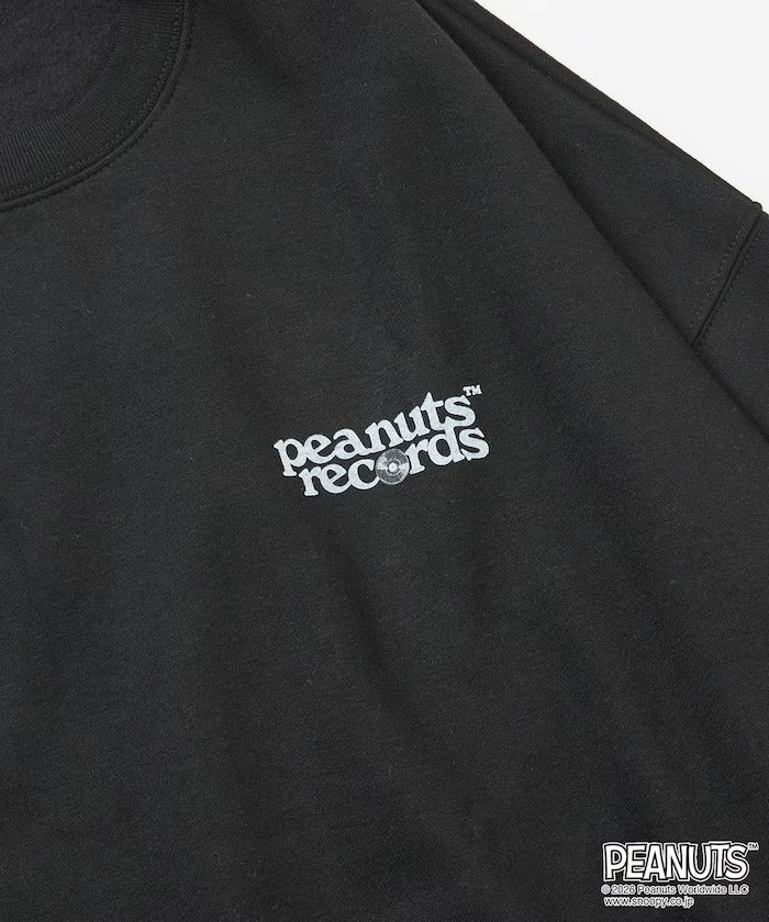 PEANUTS × FREAK'S STORE / 唱片印花大廓形 圓領衫(日本聯名限定)