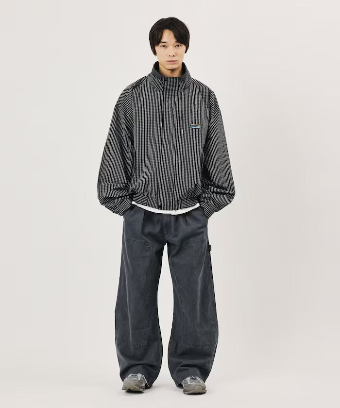 FREAK'S STORE / 格紋配色立領外套