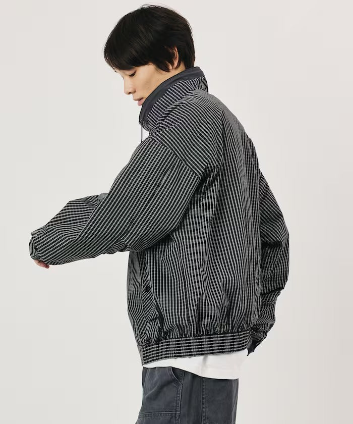 FREAK'S STORE / 格紋配色立領外套