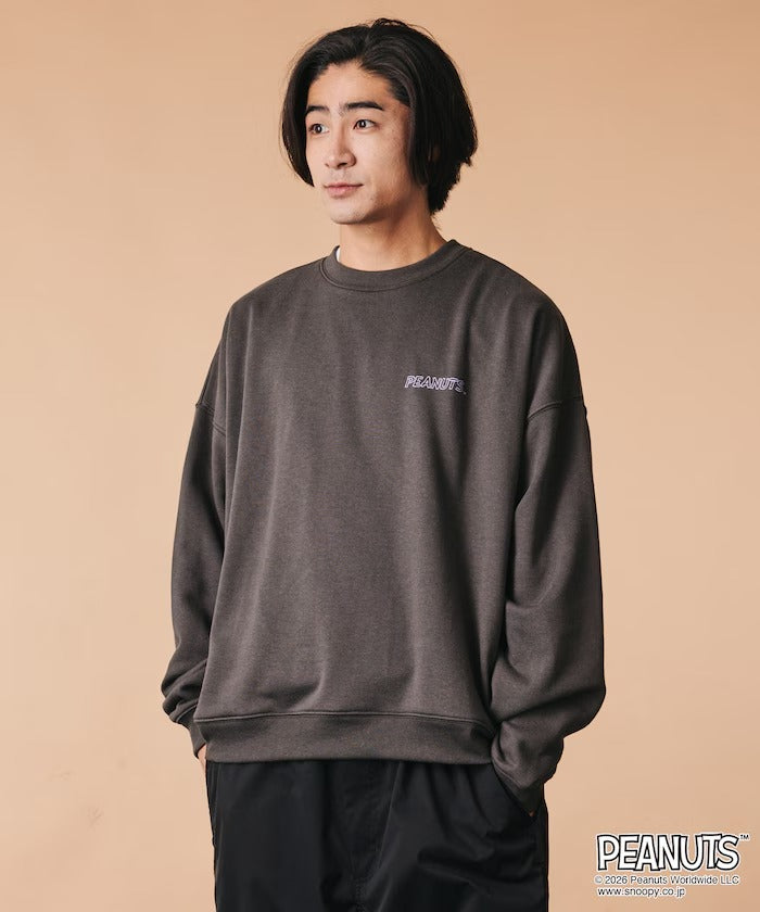 PEANUTS × FREAK'S STORE / 花朵印花大廓形 圓領衫(日本聯名限定)