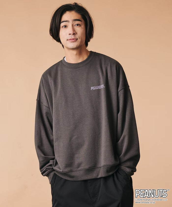 PEANUTS × FREAK'S STORE / 花朵印花大廓形 圓領衫(日本聯名限定)