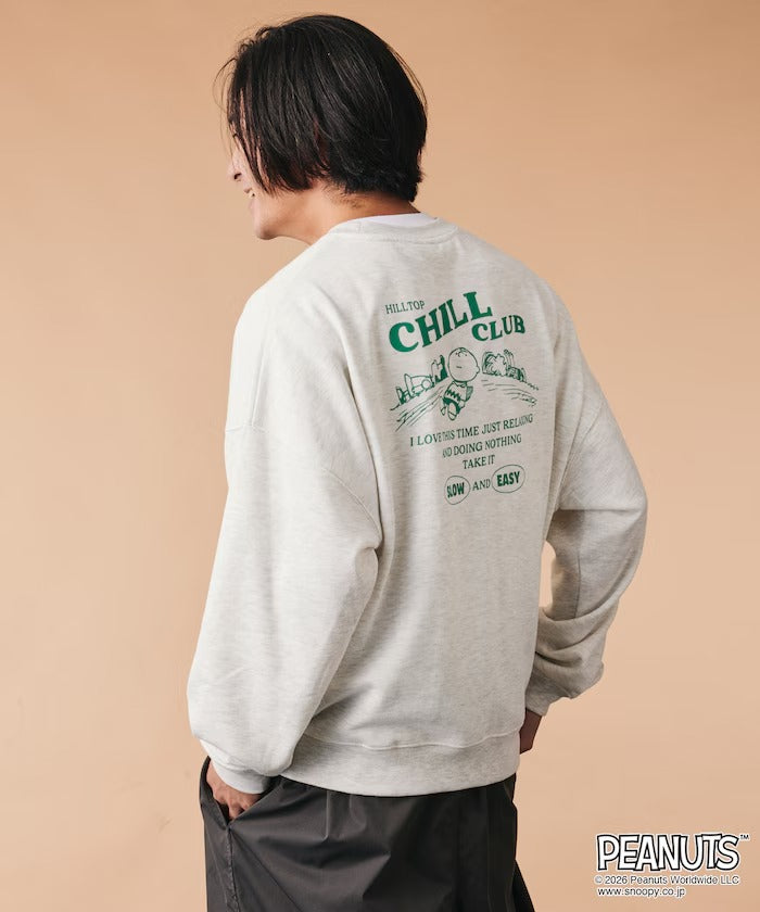 PEANUTS × FREAK'S STORE / Chill Club 大廓形 圓領衫(日本聯名限定)