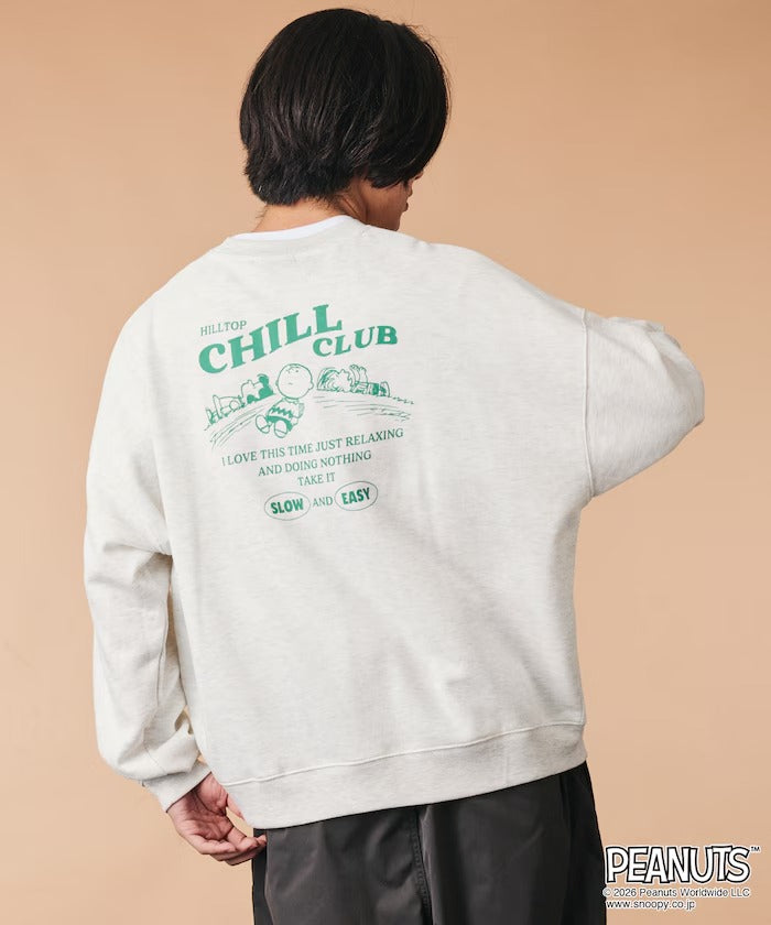 PEANUTS × FREAK'S STORE / Chill Club 大廓形 圓領衫(日本聯名限定)