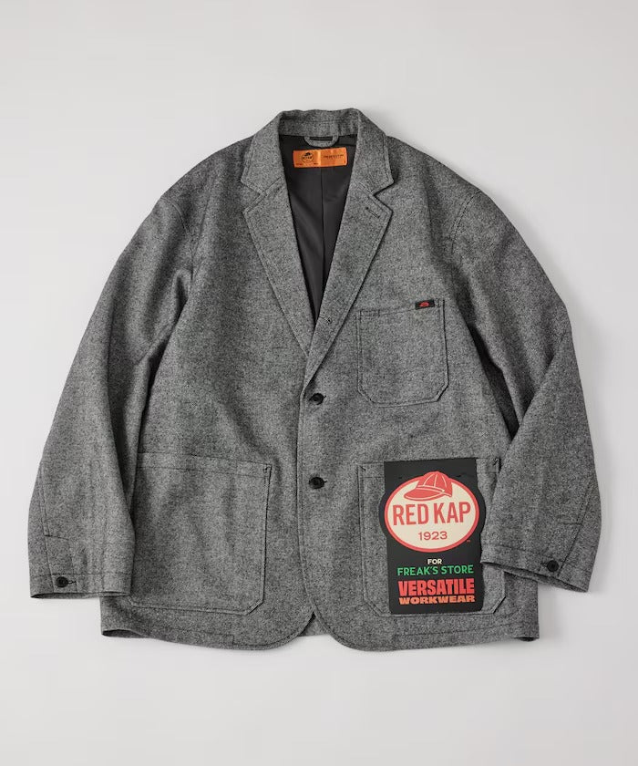 RED KAP × FREAK'S STORE / KP-10 寬鬆斜紋軟呢西裝外套(日本聯名限定)