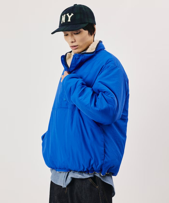Foxfire × FREAK'S STORE / 尼龍刷毛雙面穿半拉鍊外套(日本聯名限定)