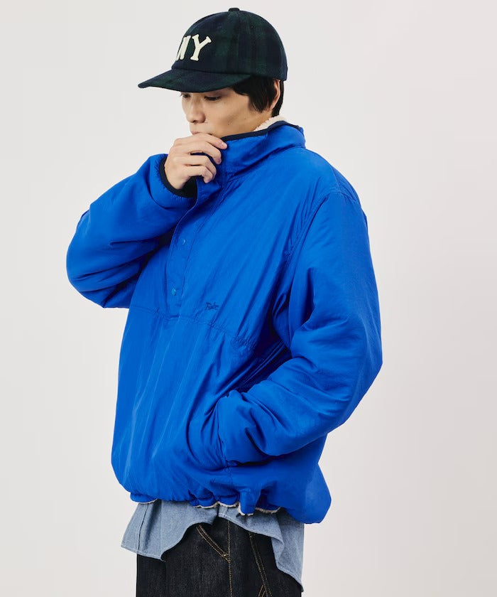 Foxfire × FREAK'S STORE / 尼龍刷毛雙面穿半拉鍊外套(日本聯名限定)