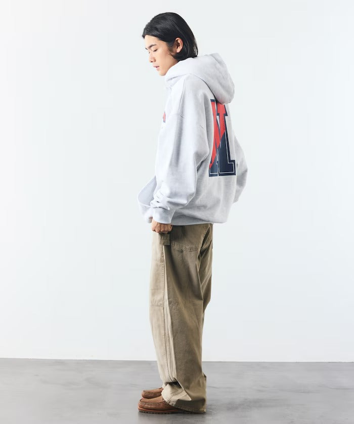 NAUTICA / 寬鬆學院LOGO 連帽衫