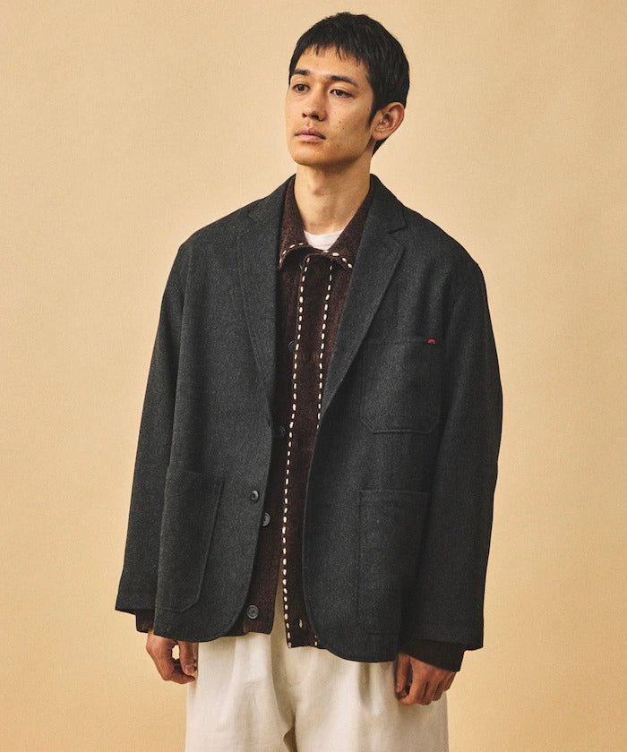 RED KAP × FREAK'S STORE / KP-10 寬鬆斜紋軟呢西裝外套(日本聯名限定)