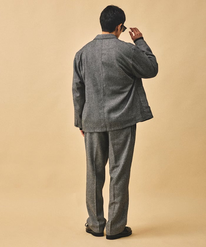RED KAP × FREAK'S STORE / PT-38 雙褶斜紋軟呢寬褲(日本聯名限定)