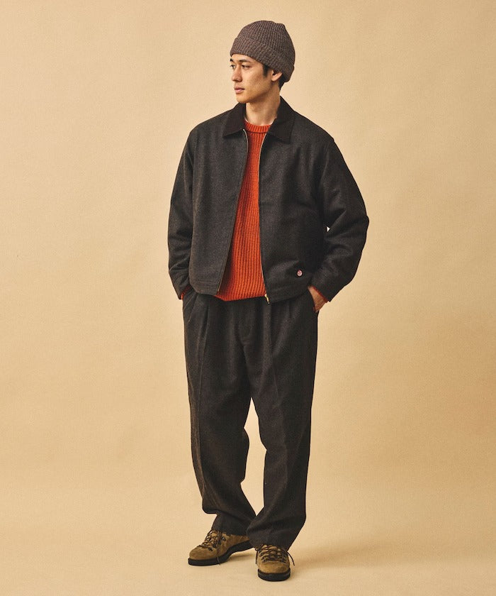 RED KAP × FREAK'S STORE / PT-38 雙褶斜紋軟呢寬褲(日本聯名限定)
