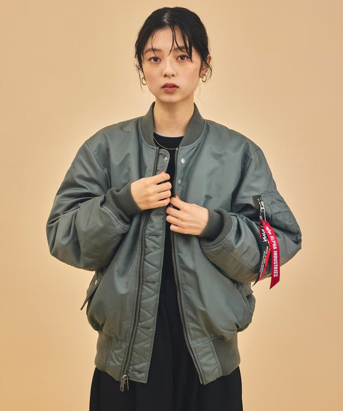 ALPHA INDUSTRIES × NANGA × FREAK'S STORE / 雙面穿MA-1短版羽絨外套(日本聯名限定)