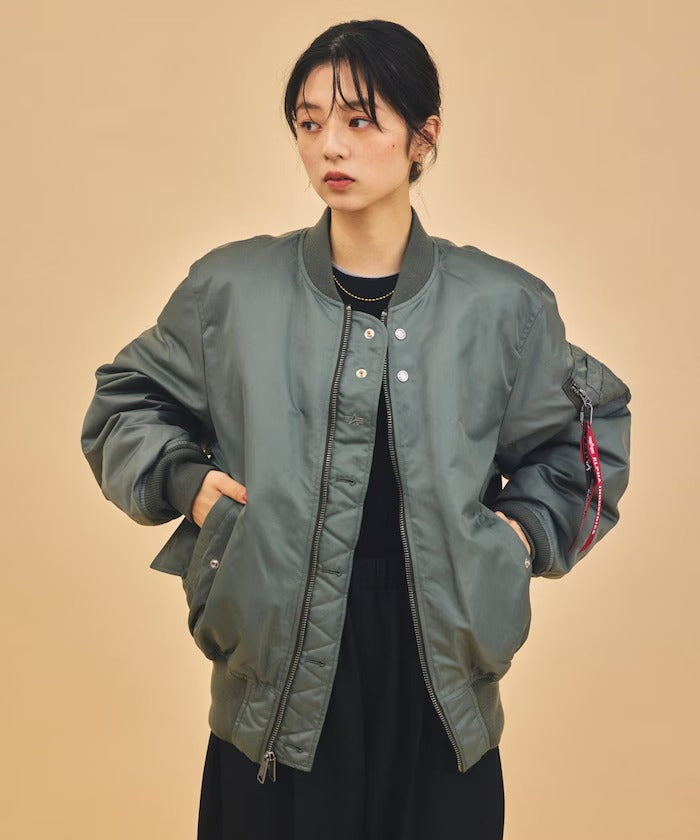 ALPHA INDUSTRIES × NANGA × FREAK'S STORE / 雙面穿MA-1短版羽絨外套(日本聯名限定)
