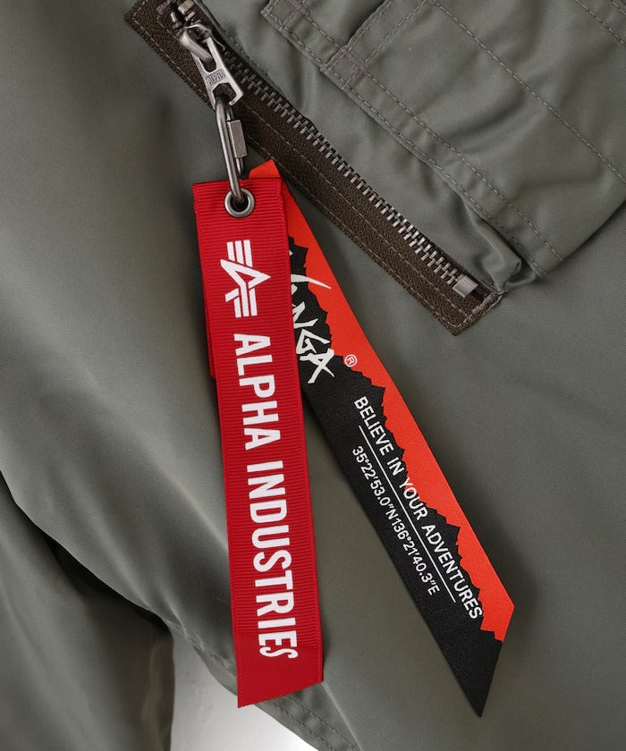 ALPHA INDUSTRIES × NANGA × FREAK'S STORE / 雙面穿MA-1短版羽絨外套(日本聯名限定)