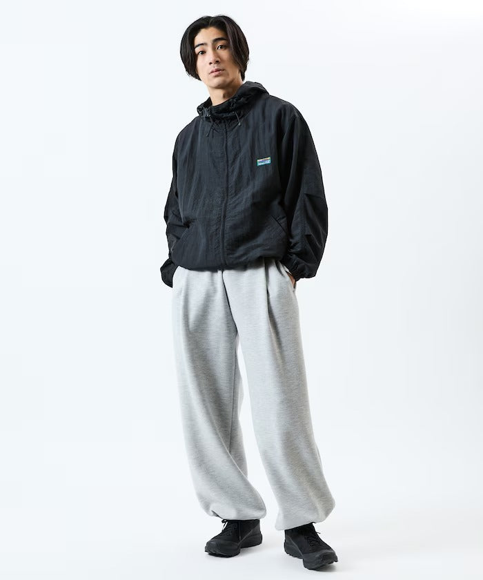 FREAK'S STORE / 空氣層針織打褶寬版鬆緊褲