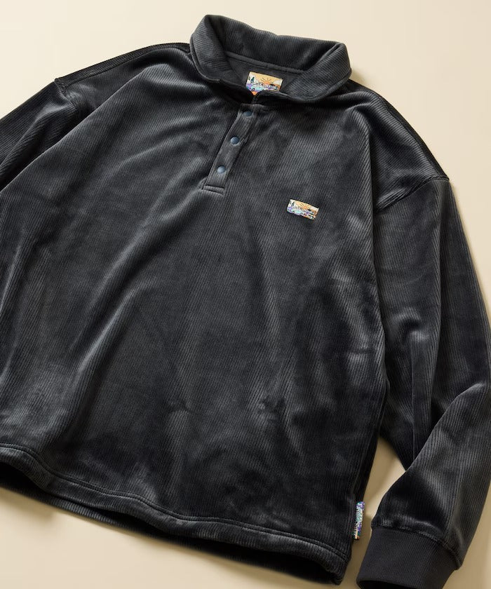 FREAK'S STORE / 寬鬆燈芯絨內刷毛 Polo衫