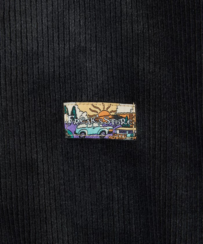 FREAK'S STORE / 寬鬆燈芯絨內刷毛 Polo衫
