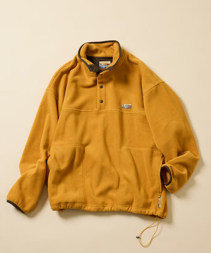 FREAK'S STORE / 寬鬆刷毛半開襟套頭衫